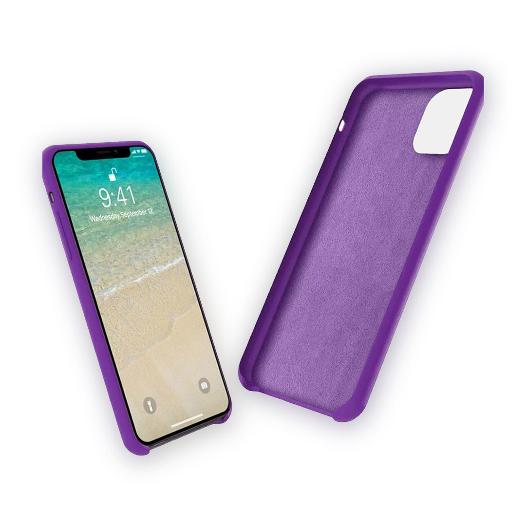 Basics iPhone 11 Pro Silicone Case Purple | Macmerise
