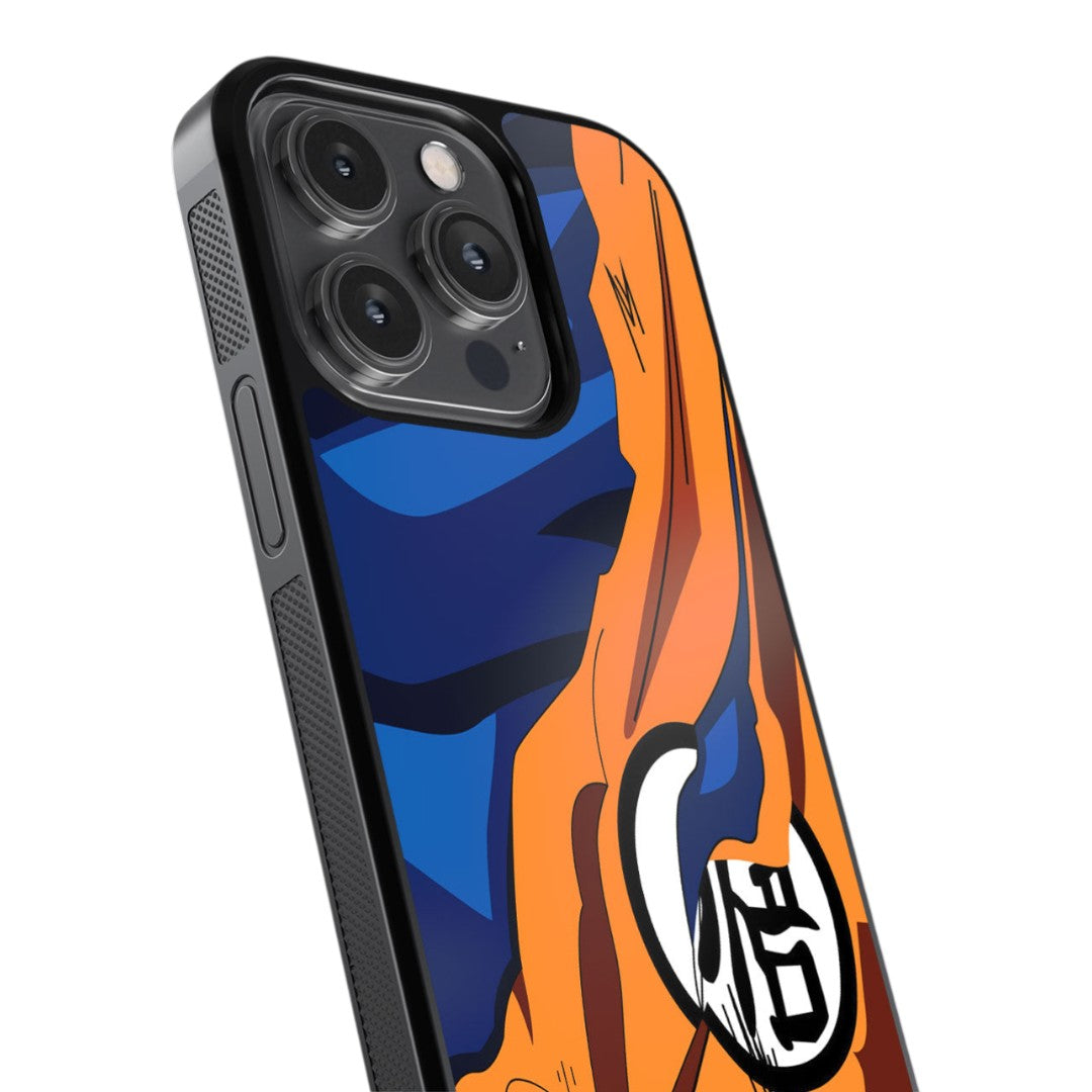 Goku Training Glass iPhone Case for iPhone 14 Pro | Macmerise