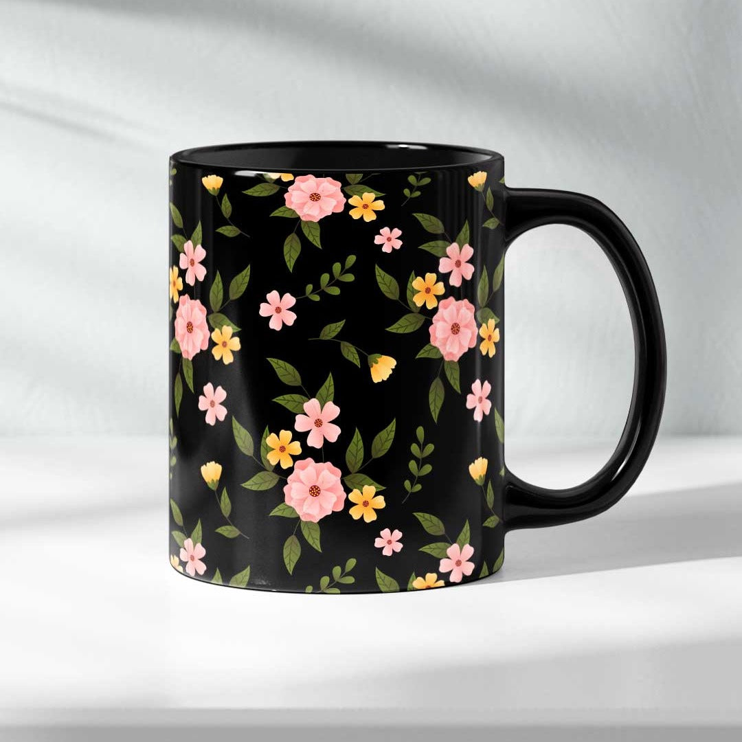 Sk Periwinkle Black Coffee Mug | Macmerise