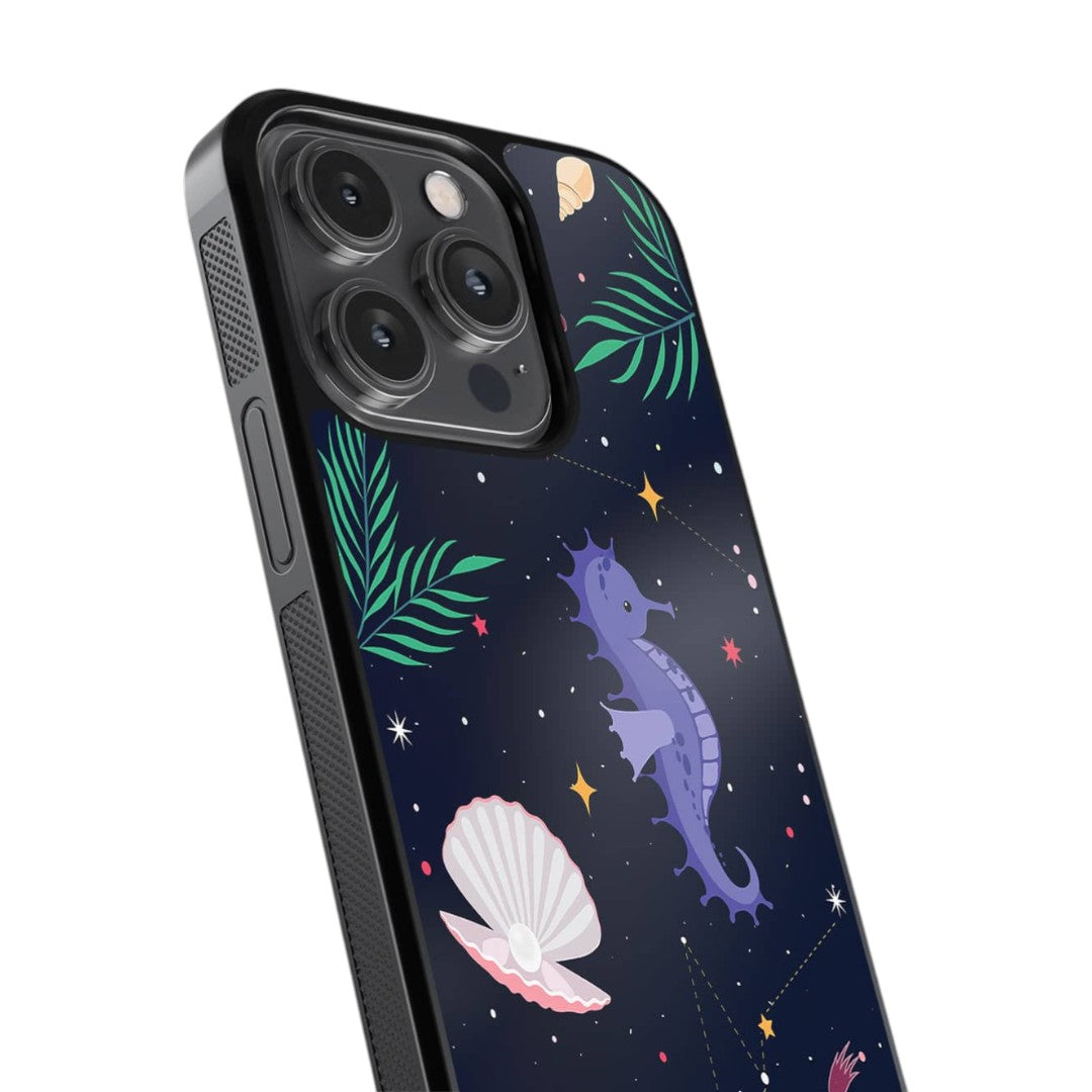 Space Beach Glass iPhone Case for iPhone 14 Pro | Macmerise