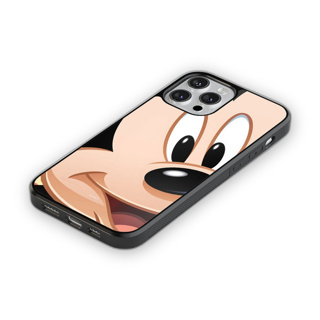 Zoom Up Mickey Glass iPhone Case for iPhone 12 Pro | Macmerise