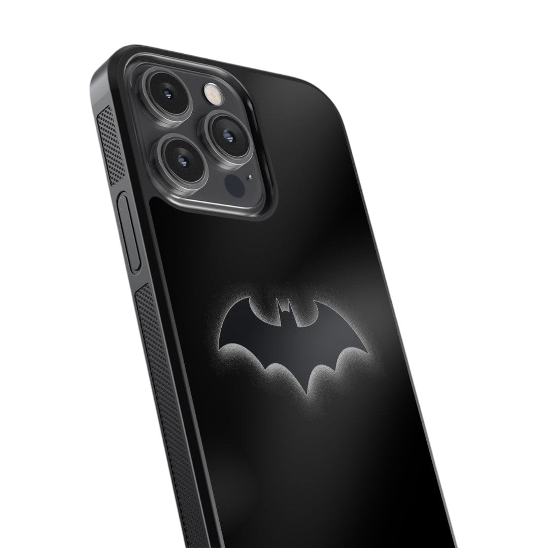 Logo Batman Glass iPhone Case for iPhone 14 Pro Max | Macmerise