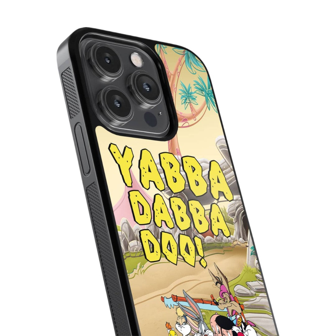 Looney Tunes Mania Glass iPhone Case for iPhone 14 Pro | Macmerise