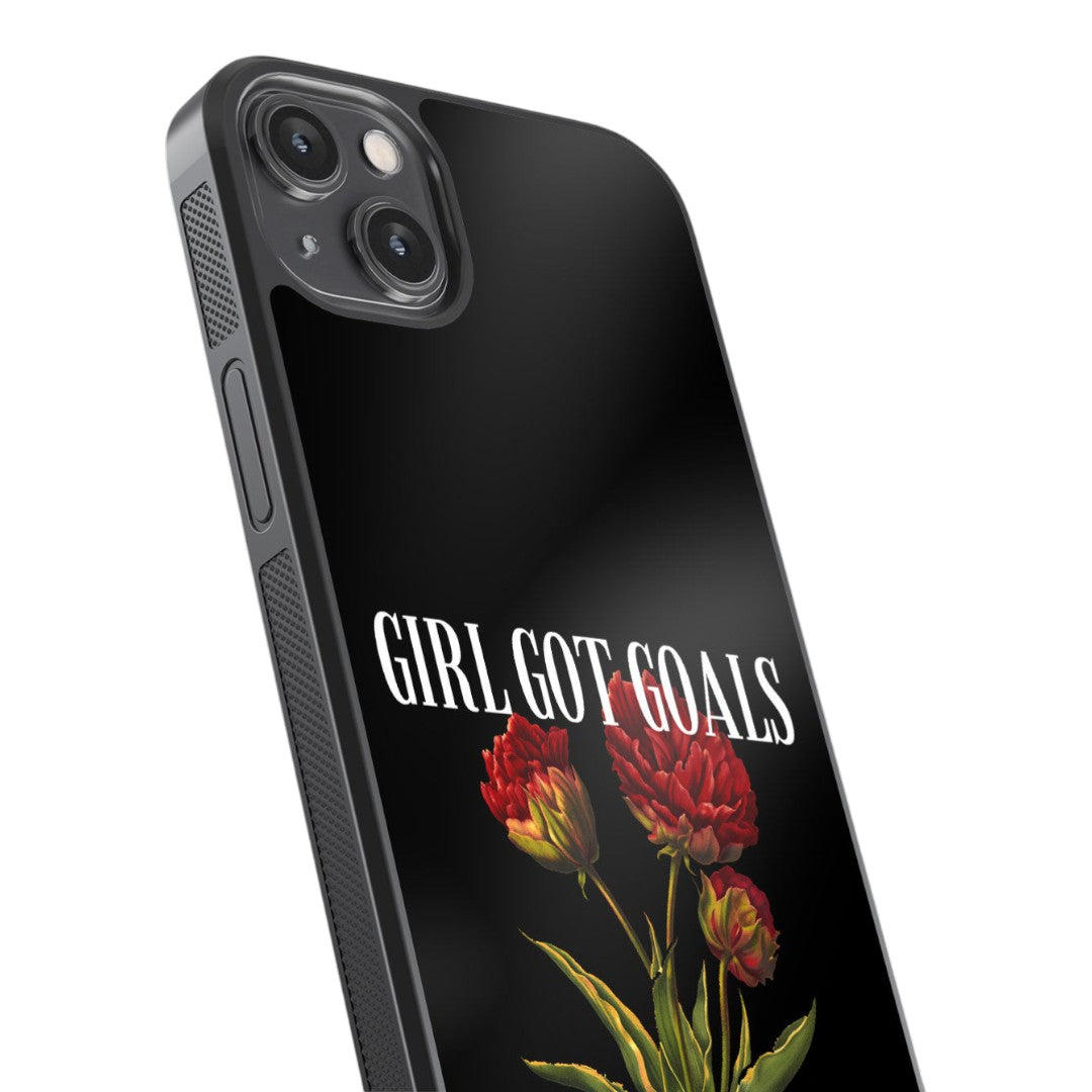 Girl Got Goals Glass iPhone Case for iPhone 14 Plus | Macmerise