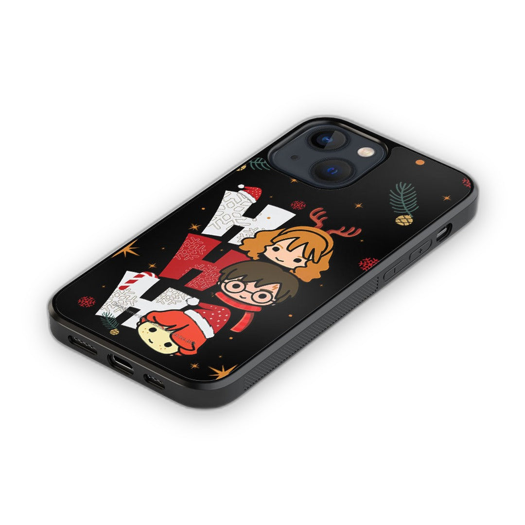 Harry Potter Ho Ho Ho Glass iPhone Case for iPhone 13 Mini | Macmerise