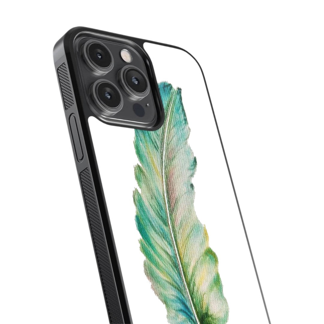 Sk Feather Art Glass iPhone Case for iPhone 14 Pro Max | Macmerise