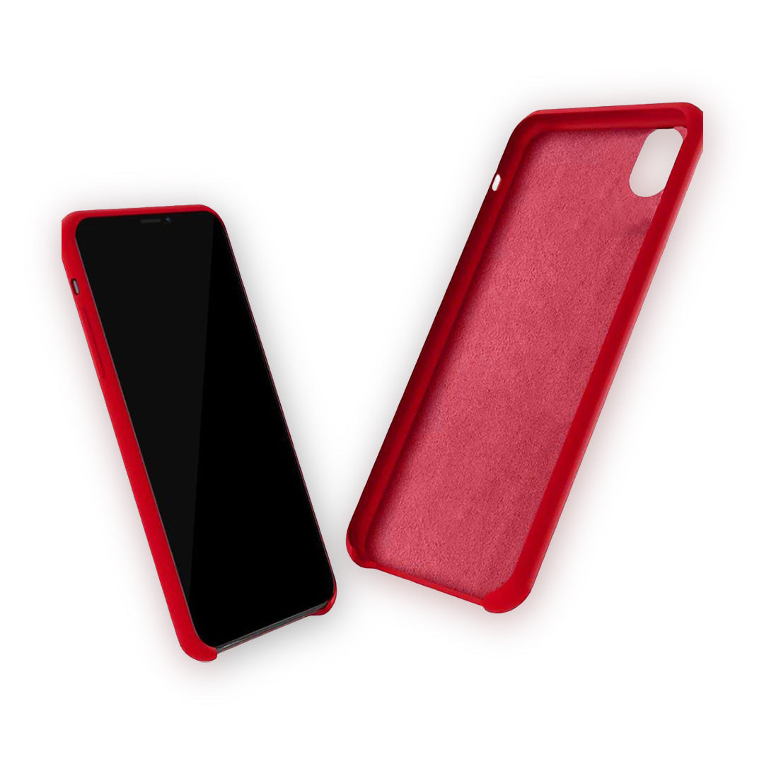 Basics iPhone X Silicone Case Red | Macmerise