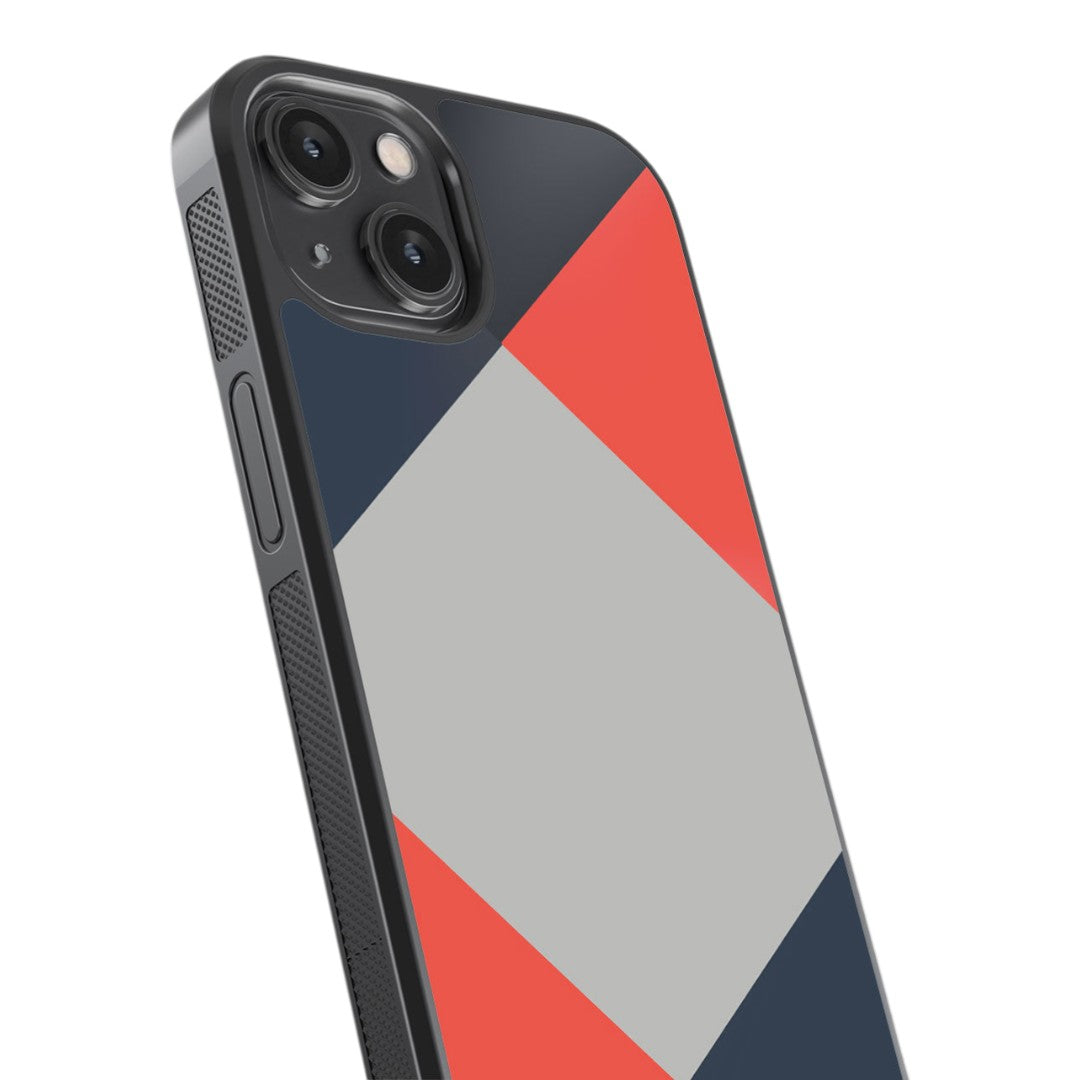 Criss Cross Coral Glass iPhone Case for iPhone 14 | Macmerise