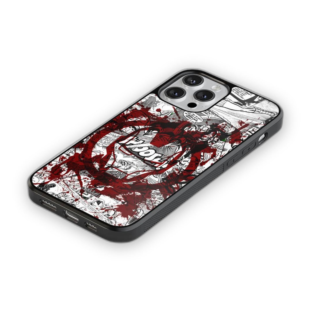 Splash Out Iron Man Glass iPhone Case for iPhone 12 Pro | Macmerise