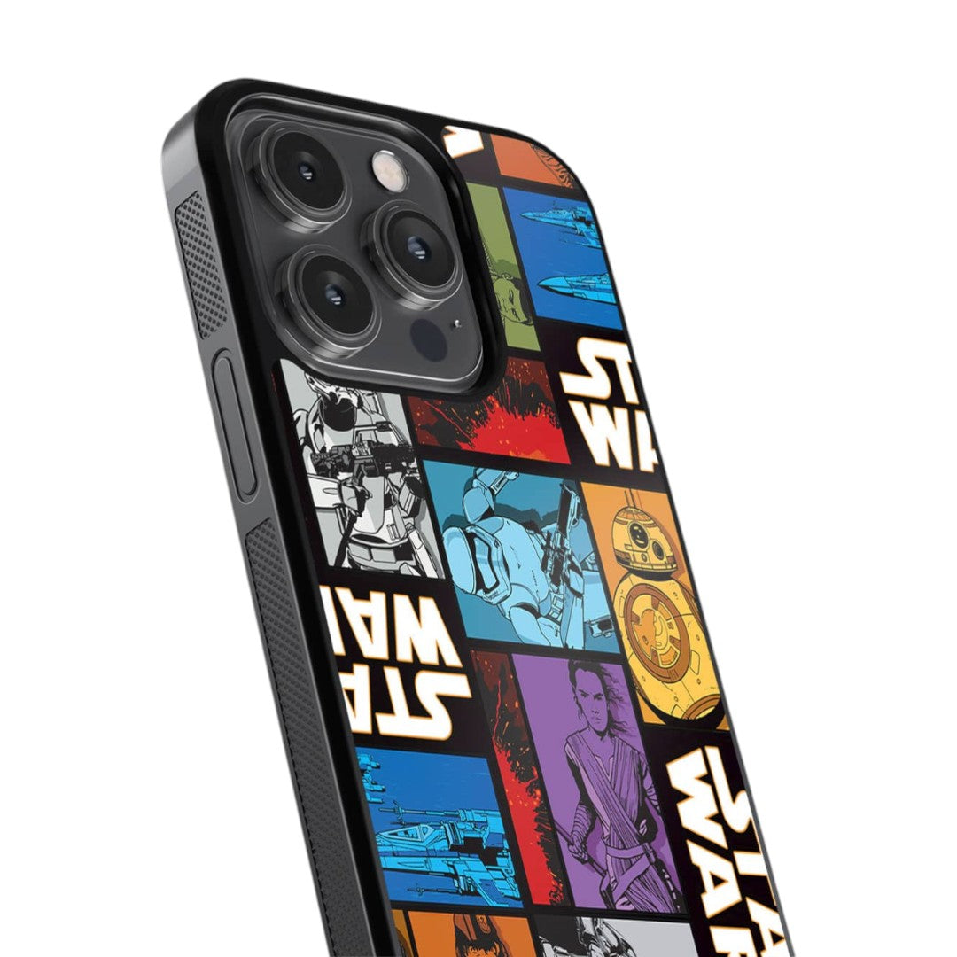 the Force Awakens Glass iPhone Case for iPhone 14 Pro | Macmerise