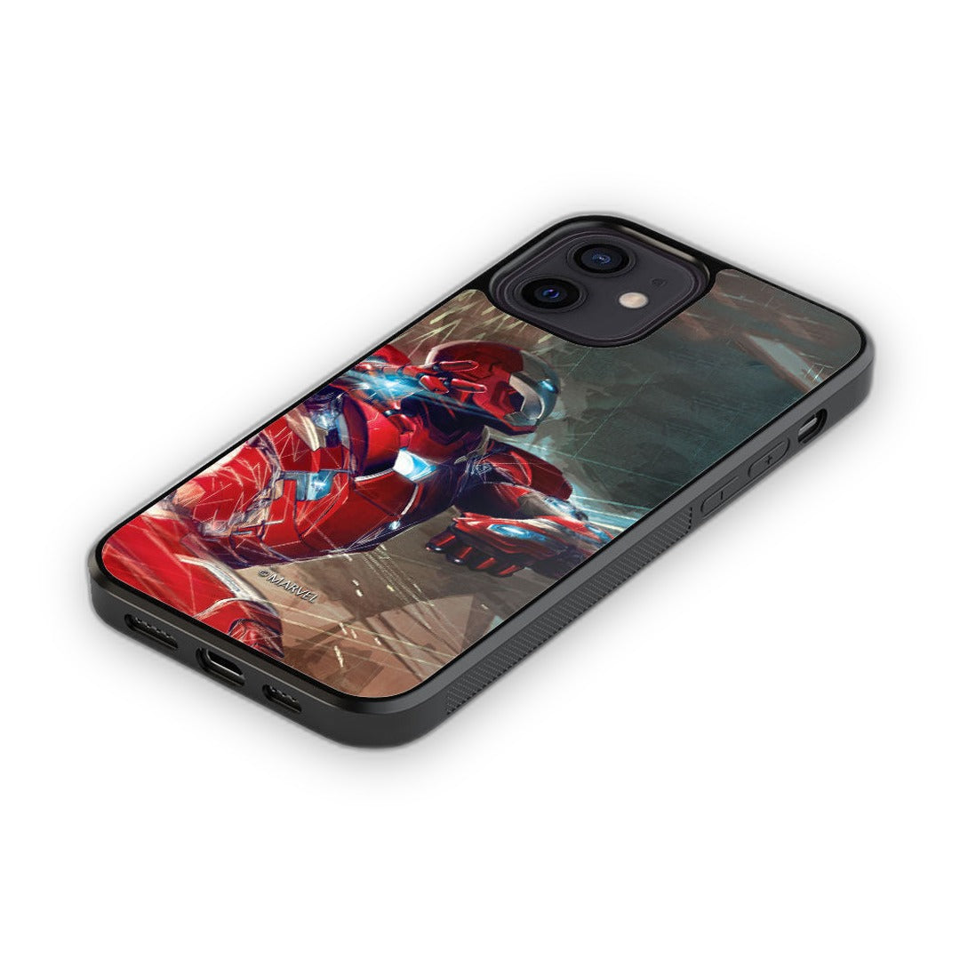 Ironman Attack Glass iPhone Case for iPhone 12 | Macmerise