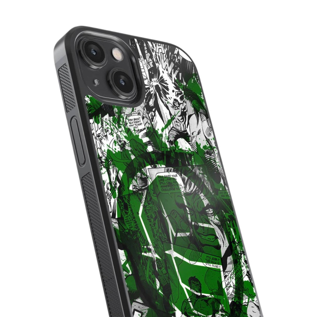 Splash Out Hulk Fist Glass iPhone Case for iPhone 14 | Macmerise