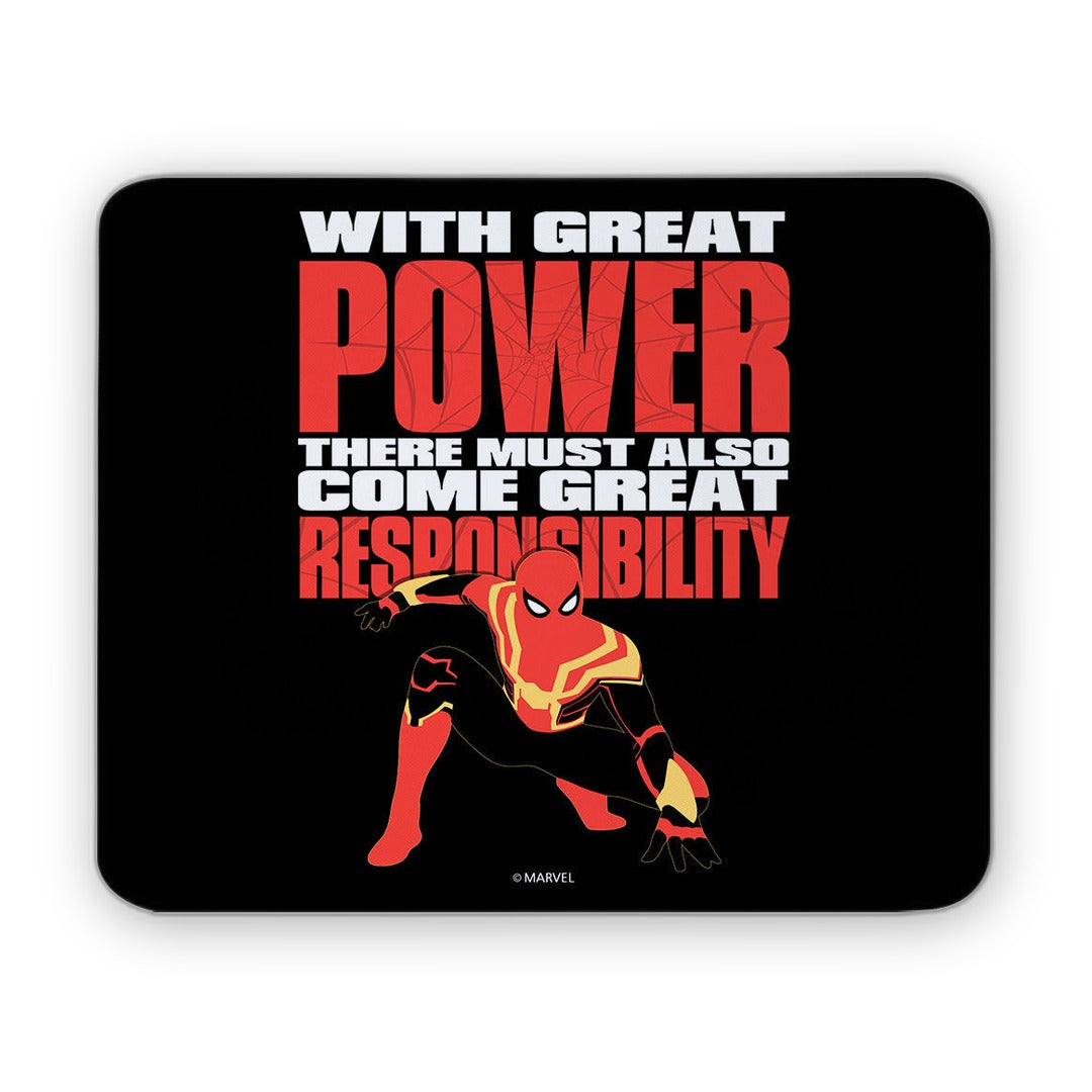 Great Power Great Responsibility Mouse Pad | Macmerise