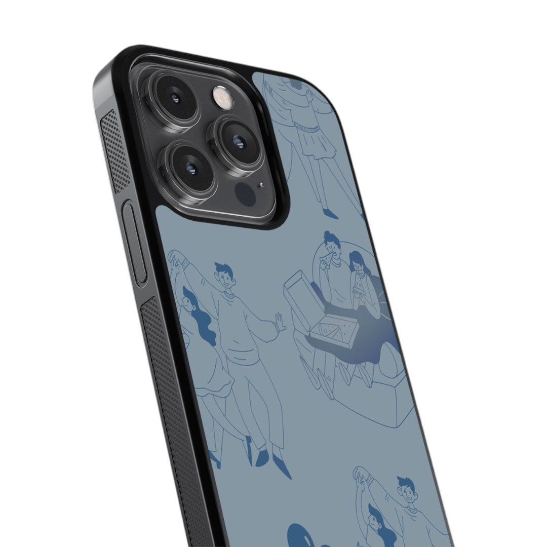 Love Tale Grey Glass iPhone Case for iPhone 14 Pro | Macmerise