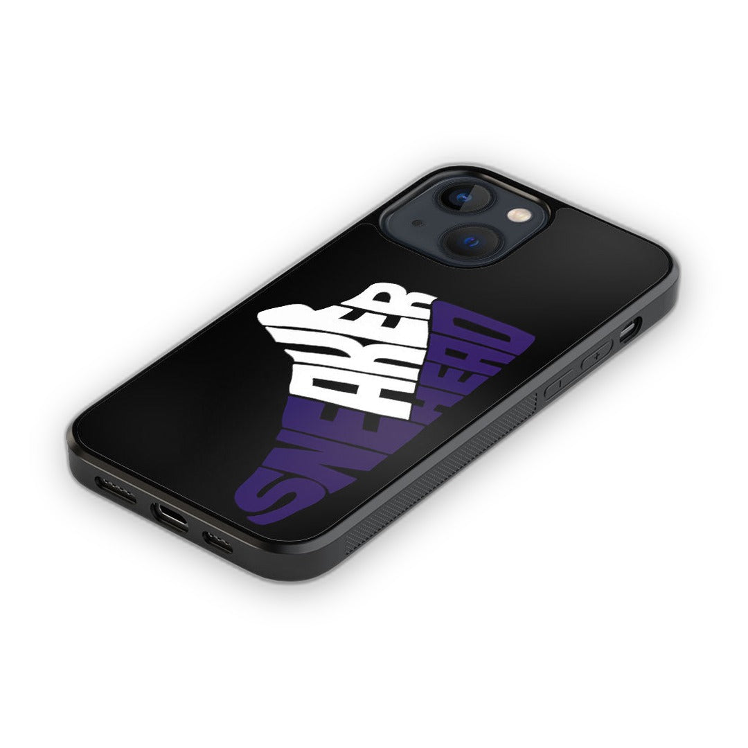 Sneakerhead Court Purple Glass iPhone Case for iPhone 13 | Macmerise
