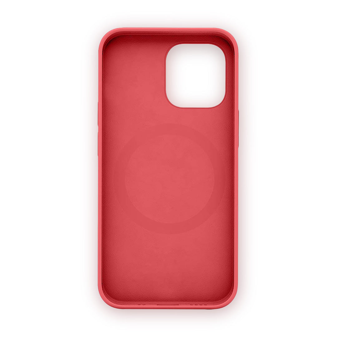 Basics iPhone 12 Pro Max Magsafe Silicone Case Red | Macmerise