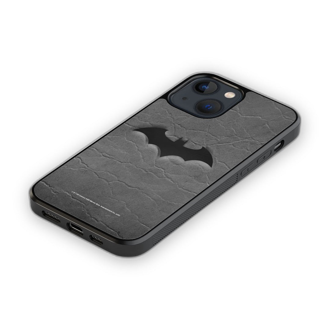 Fade Out Batman Glass iPhone Case for iPhone 13 Mini | Macmerise