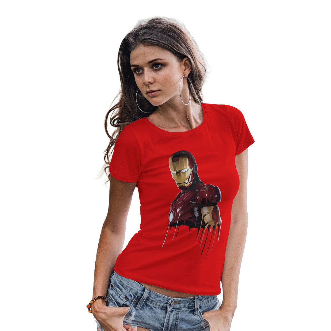 Marvel Iron Man Mark IV Red T-Shirt - back view | Macmerise