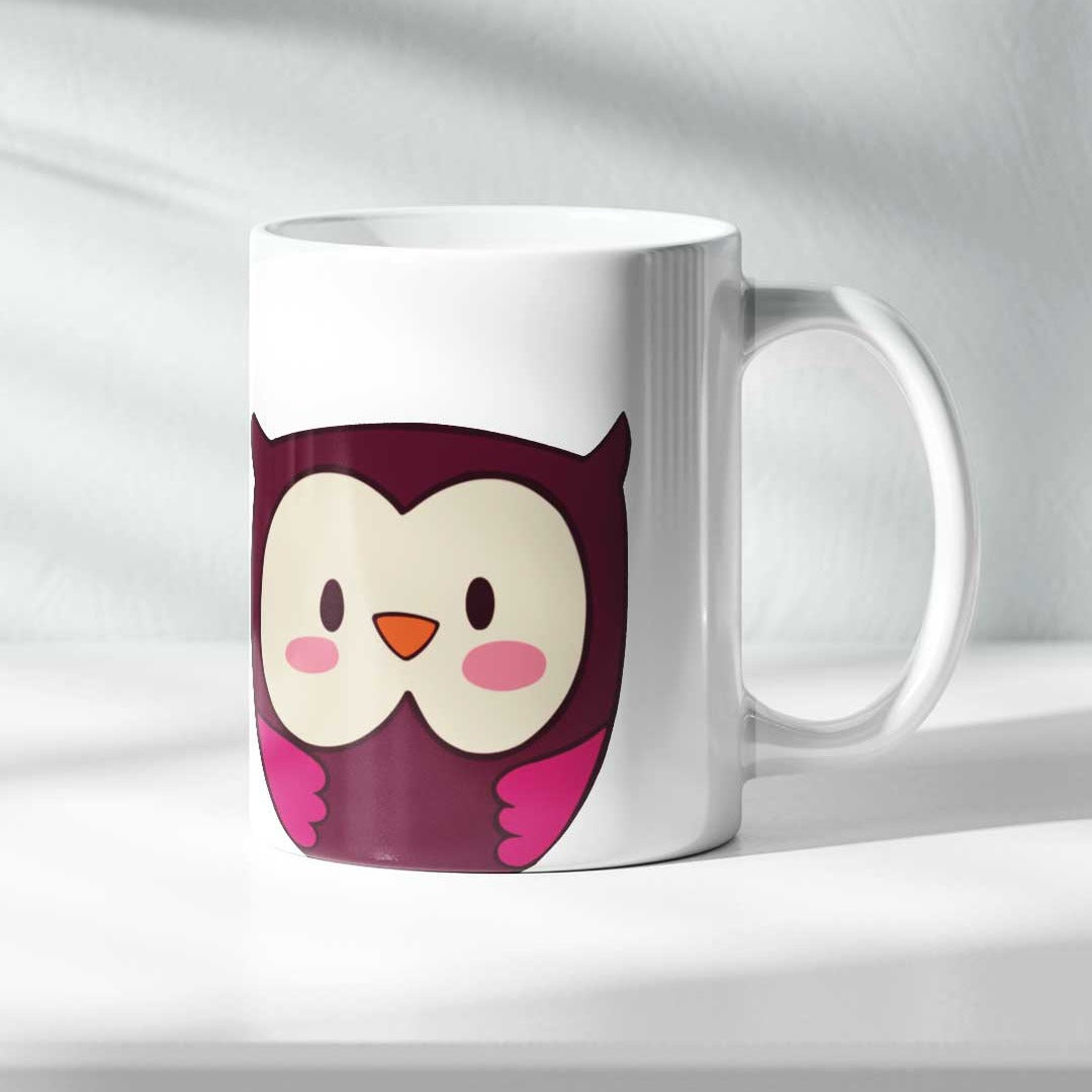 Purple Owl Coffee Mug | Macmerise