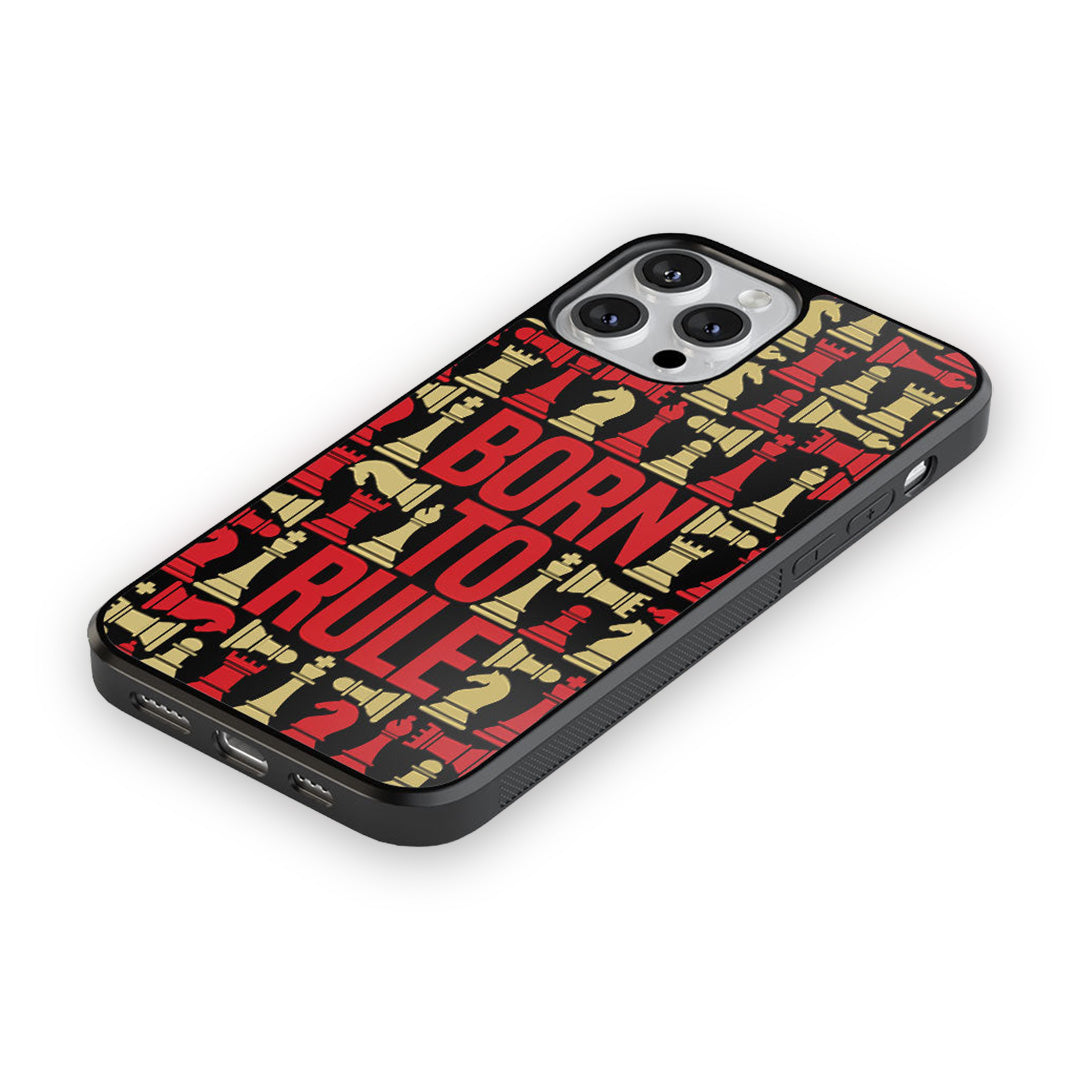 Born To Rule Glass iPhone Case for iPhone 13 Pro | Macmerise