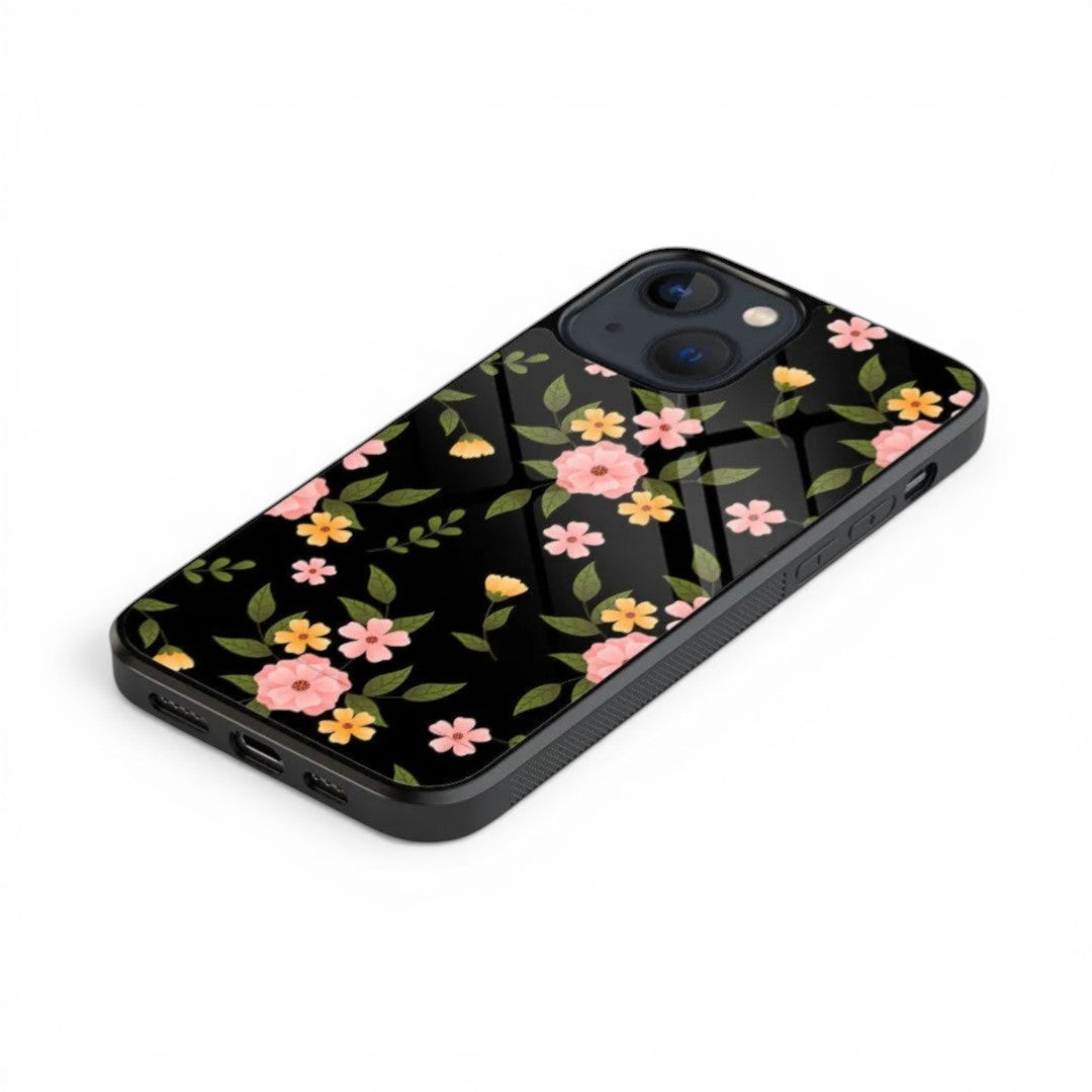 Sk Periwinkle Black Glass iPhone Case for iPhone 13 Mini | Macmerise