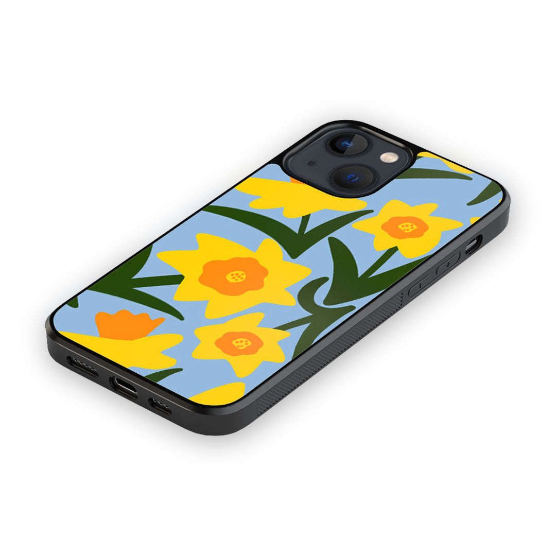 Blossom Breeze Glass iPhone Case for iPhone 13 | Macmerise