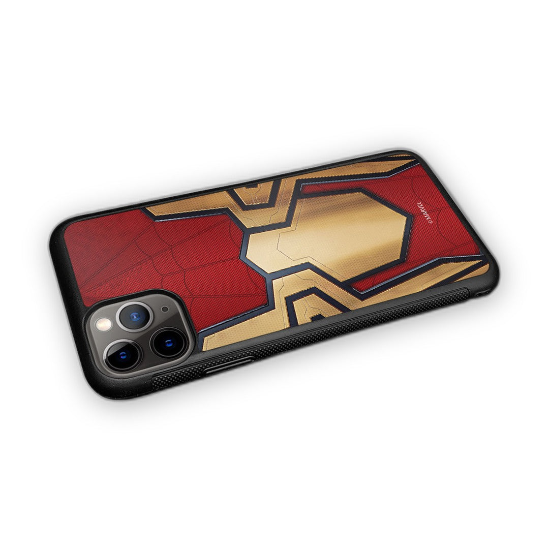Integrated Spider Logo Glass iPhone Case for iPhone 11 Pro | Macmerise