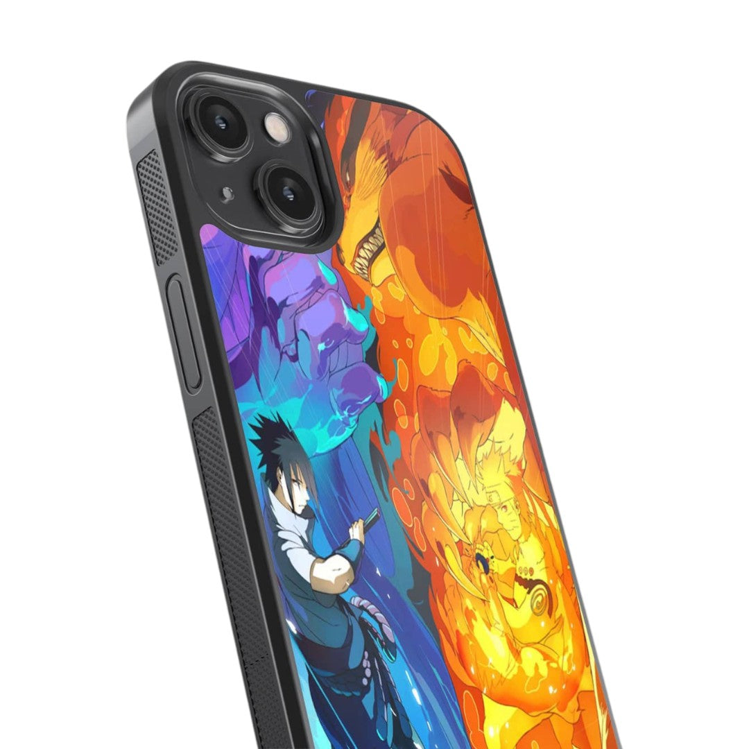 Susanoo Vs Kurama Glass iPhone Case for iPhone 14 | Macmerise