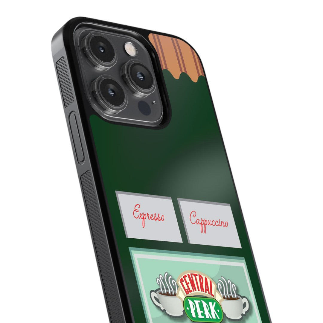 Central Perk Glass iPhone Case for iPhone 14 Pro | Macmerise