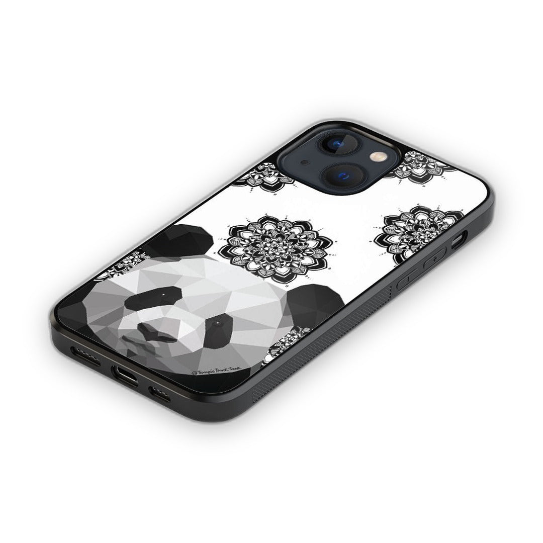 Panda Poly Glass iPhone Case for iPhone 13 Mini | Macmerise