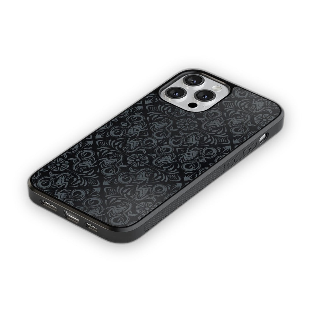 Horse Pattern Glass iPhone Case for iPhone 13 Pro | Macmerise