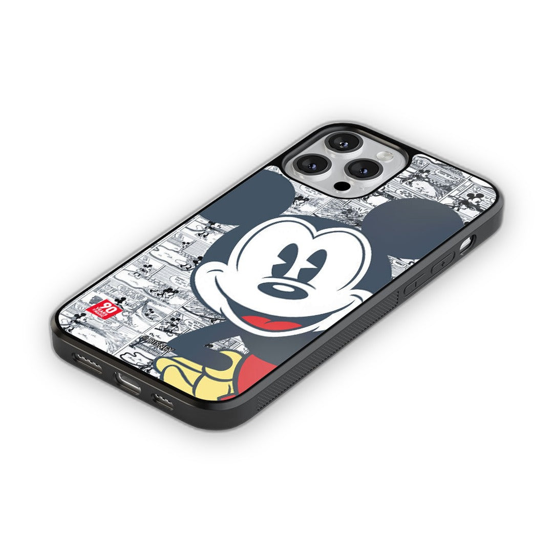 Mickey Comic Strip Glass iPhone Case for iPhone 12 Pro | Macmerise