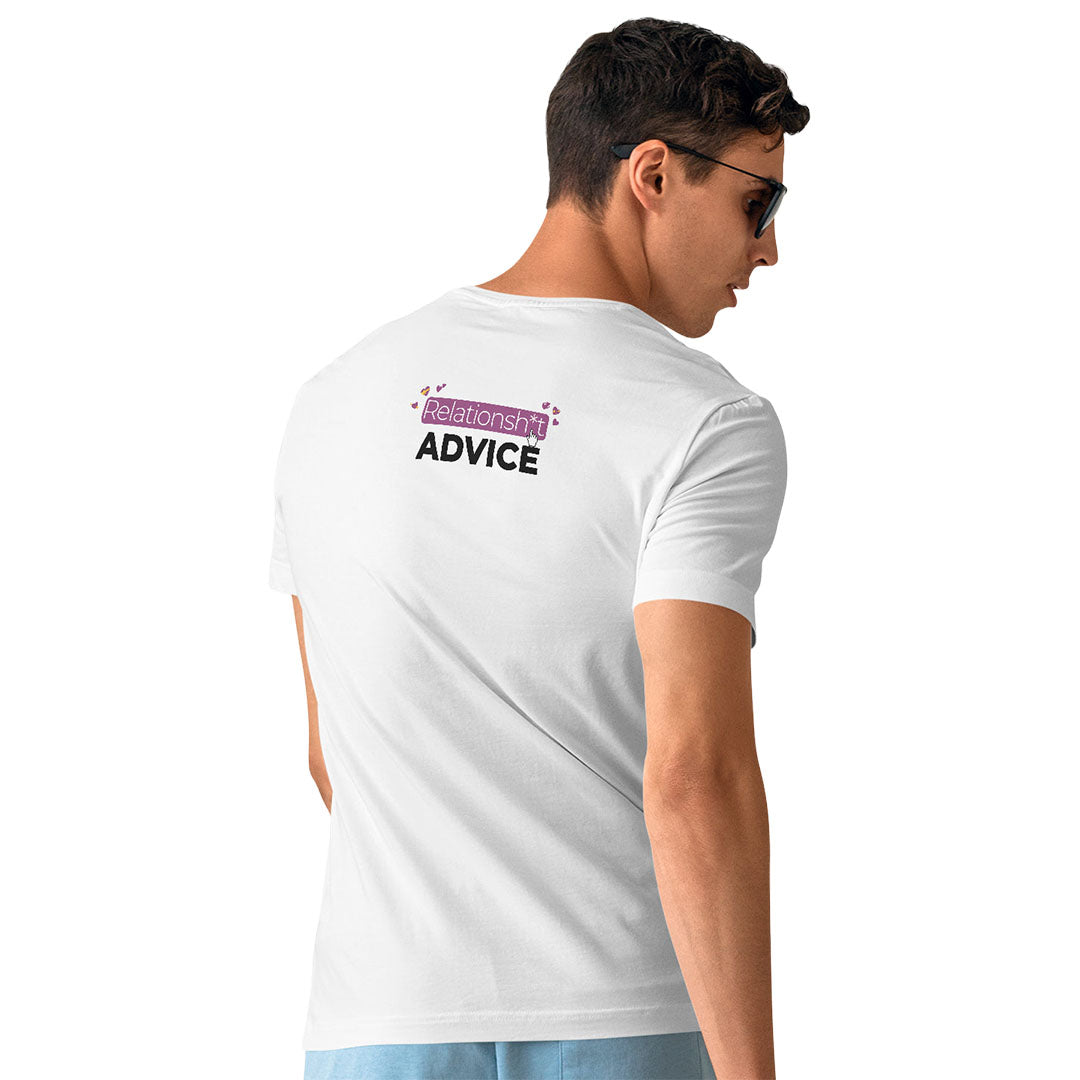 Stay Toxic White Mens T-Shirt - back view | Macmerise