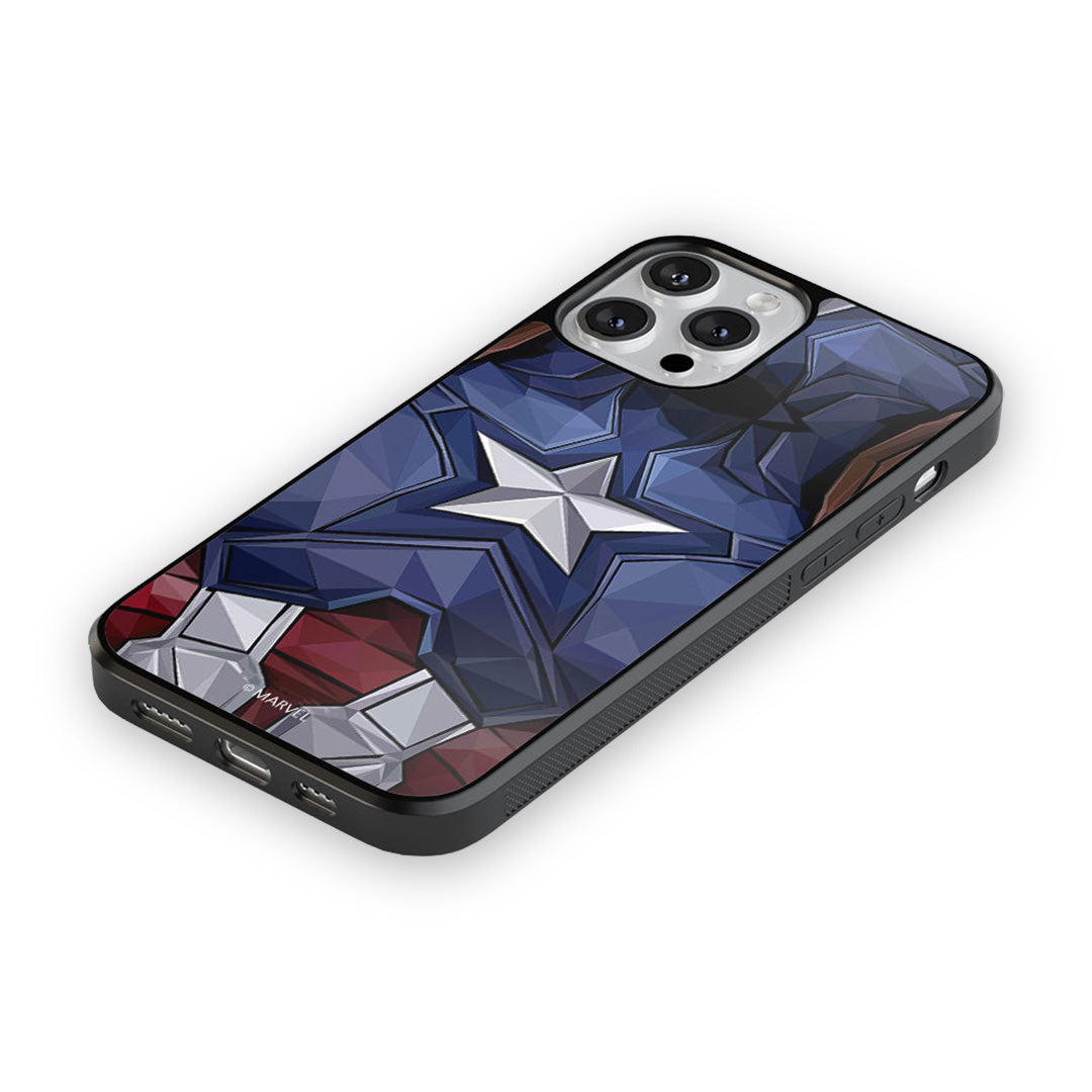 Captain America Vintage Suit Glass iPhone Case for iPhone 13 Pro | Macmerise