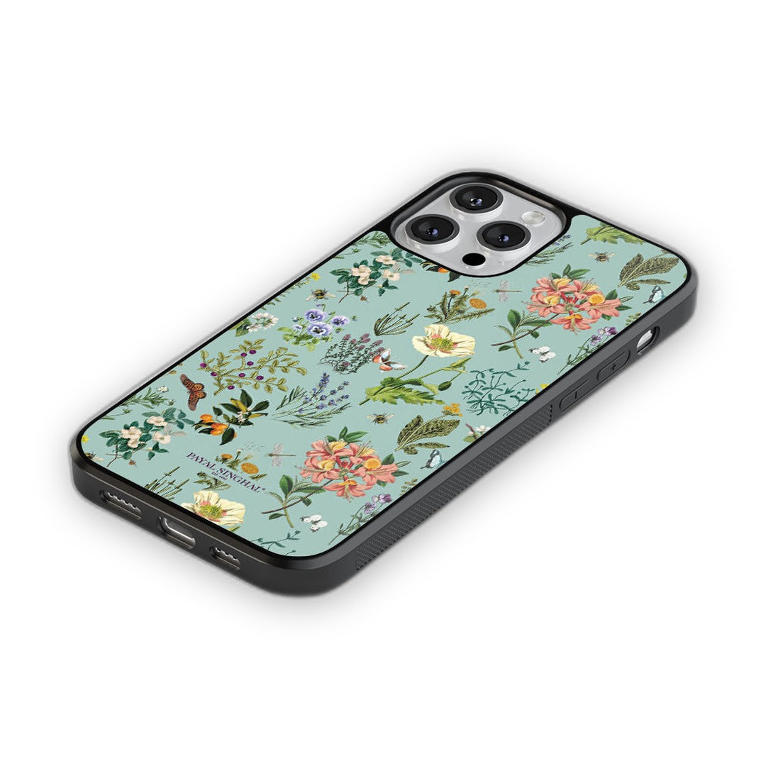 Payal Singhal Titli Aqua Glass iPhone Case for iPhone 12 Pro | Macmerise