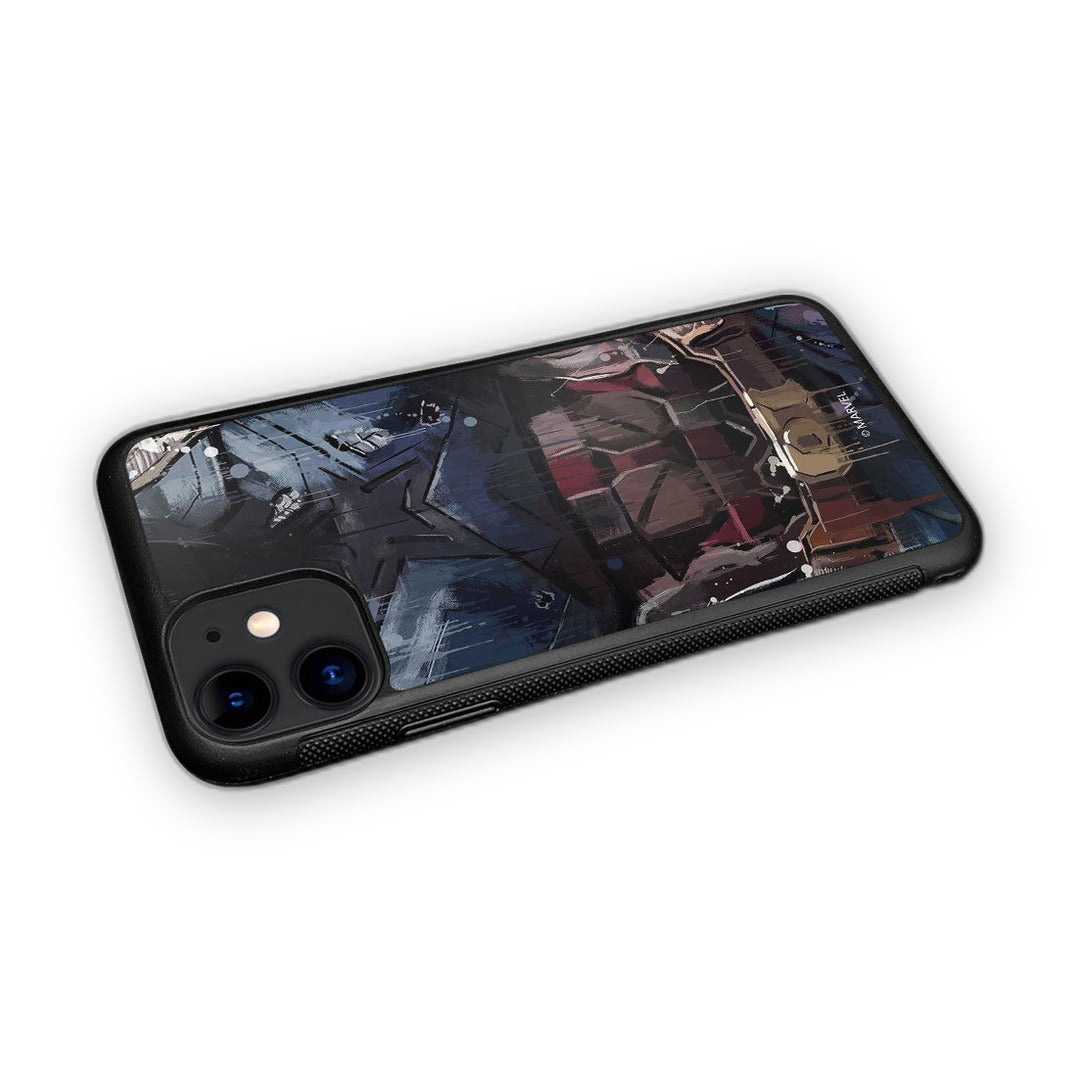 Grunge Suit Steve Glass iPhone Case for iPhone 11 | Macmerise