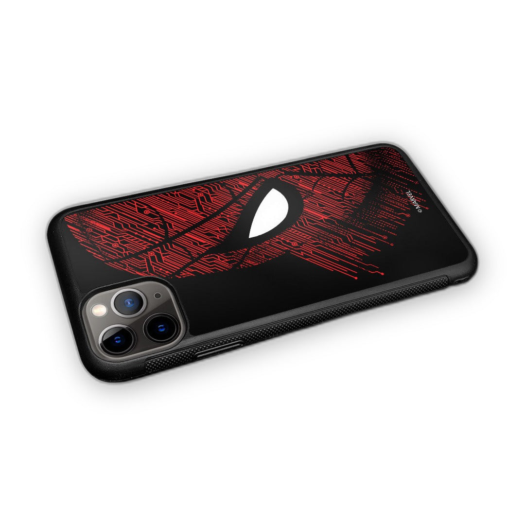 Sketch Out Spider Man Glass iPhone Case for iPhone 11 Pro Max | Macmerise