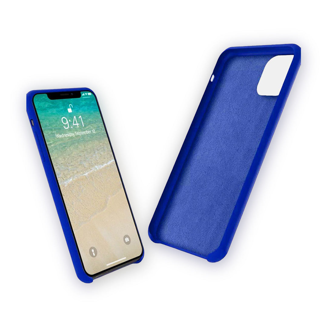 Basics iPhone 11 Pro Max Silicone Case Blue | Macmerise