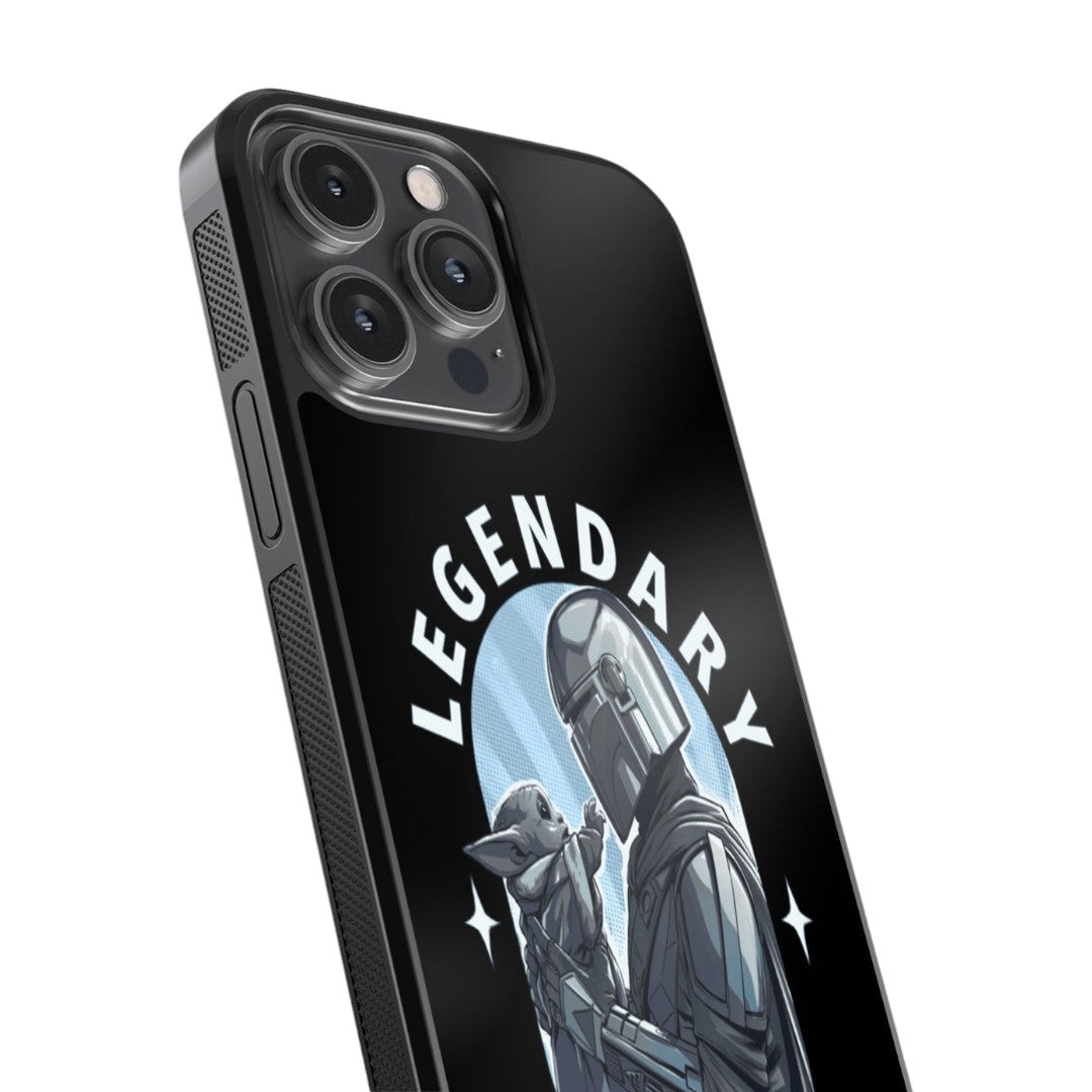 Mandalorian Dad Glass iPhone Case for iPhone 14 Pro Max | Macmerise
