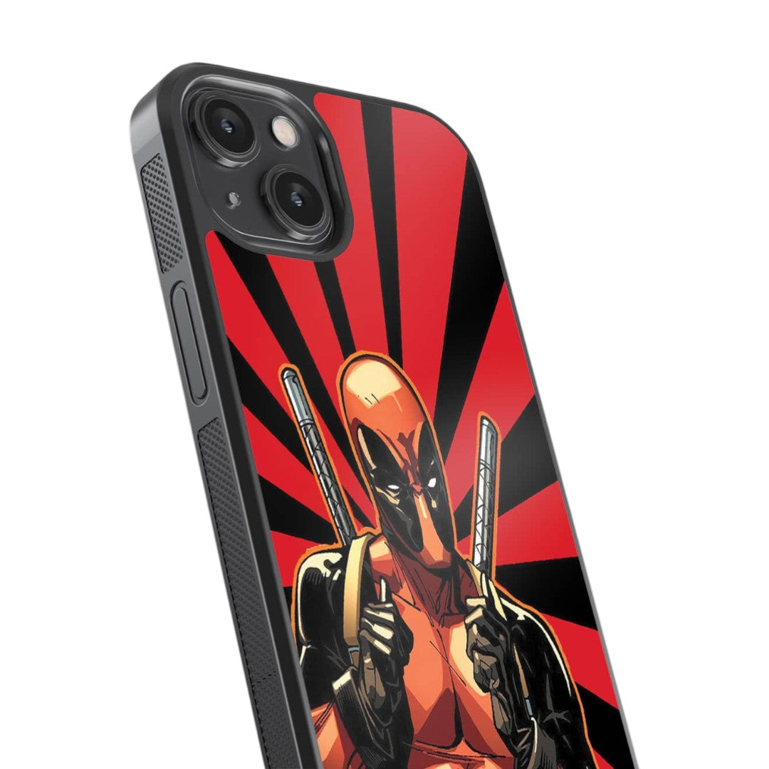 Smart Ass Deadpool Glass iPhone Case for iPhone 14 | Macmerise
