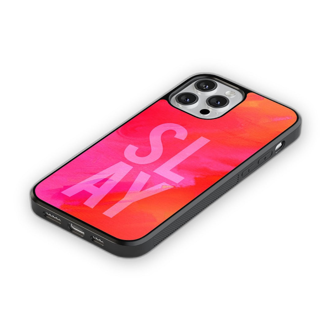 Slay Pink Glass iPhone Case for iPhone 12 Pro | Macmerise