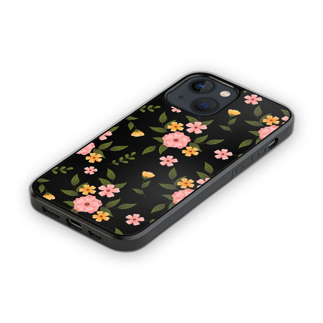 Sk Periwinkle Black Glass iPhone Case for iPhone 13 | Macmerise