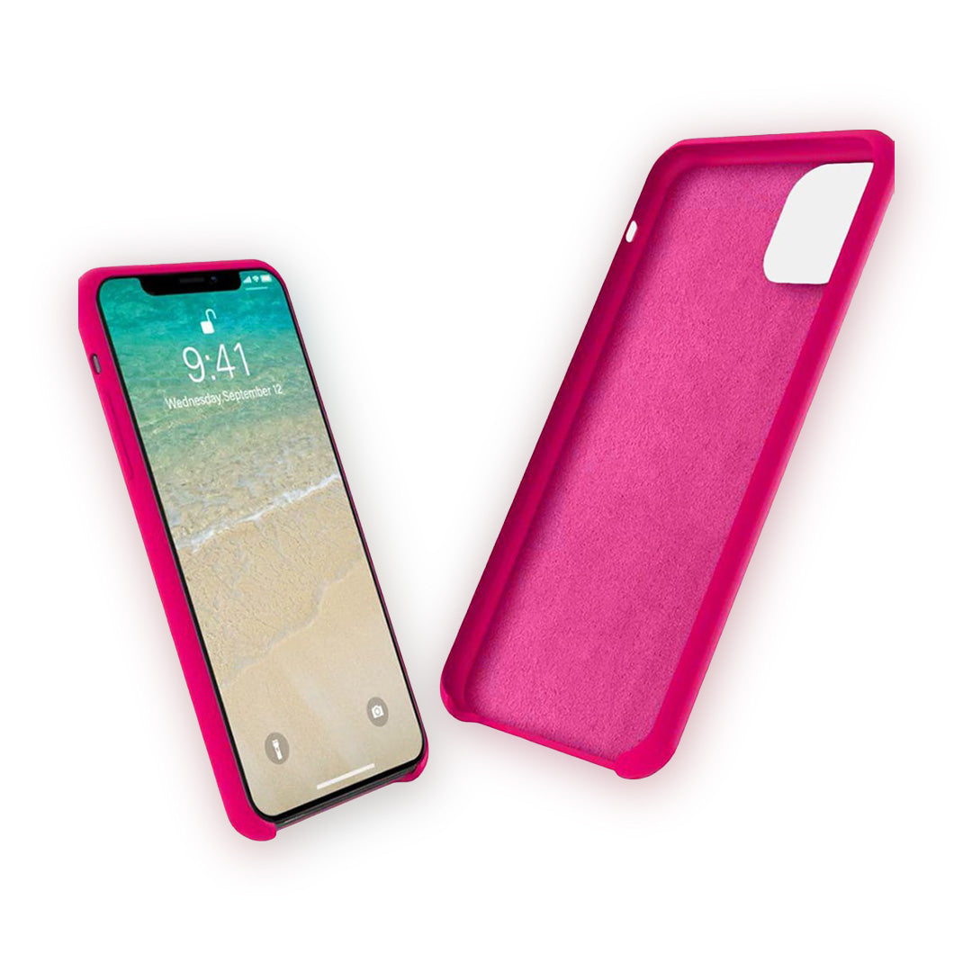 Basics iPhone 11 Pro Silicone Case Fuschia Pink | Macmerise