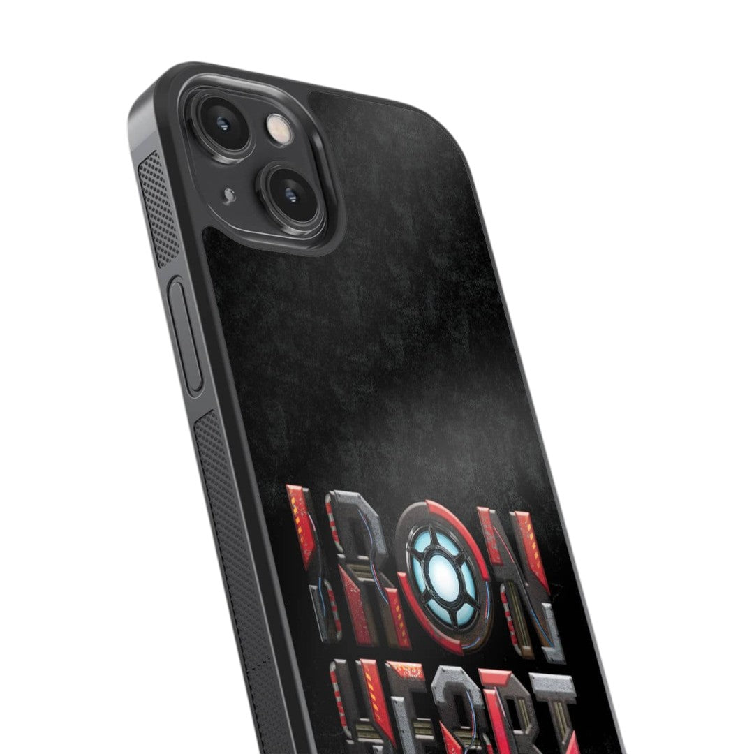 Wakanda Forever Iron Heart Logo Glass iPhone Case for iPhone 14 | Macmerise