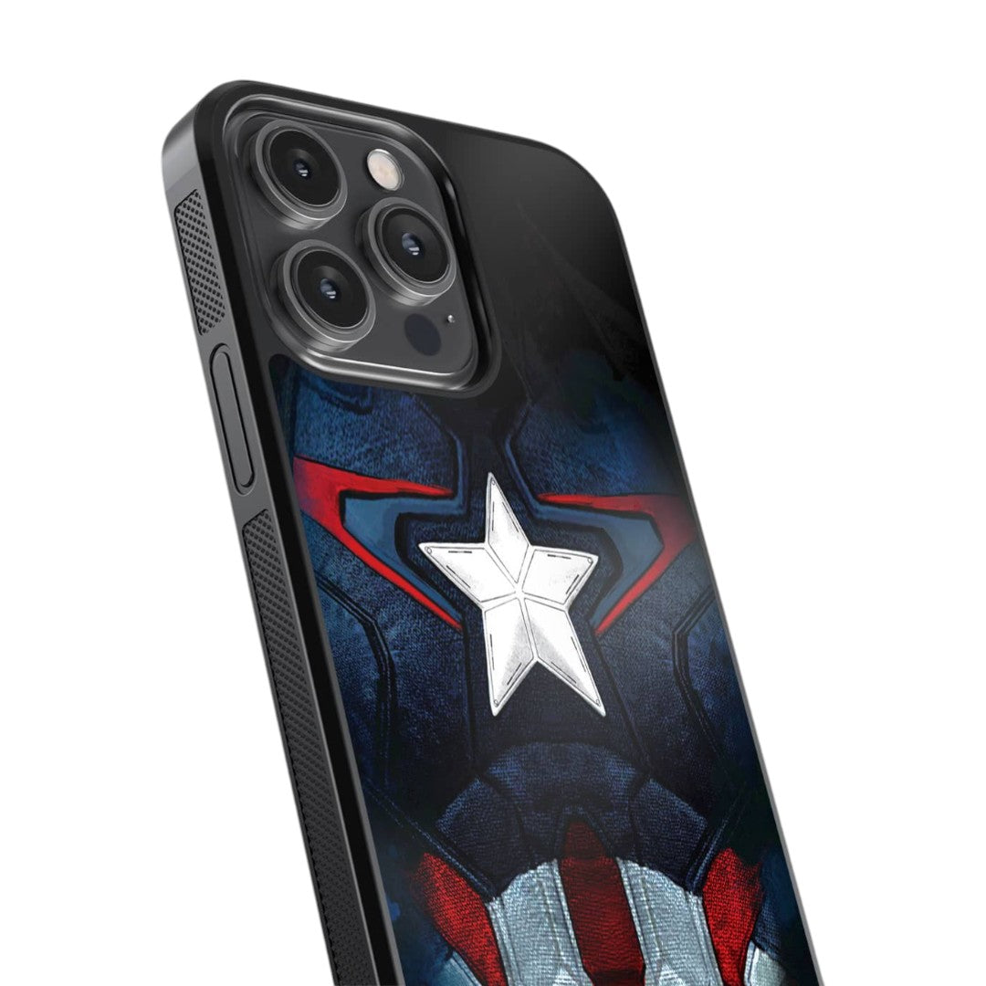 Suit Up Captain Glass iPhone Case for iPhone 14 Pro Max | Macmerise