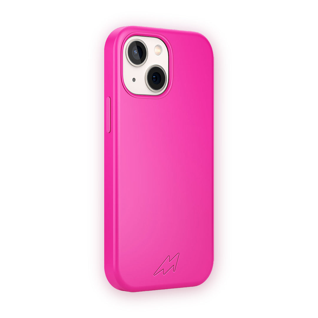 Basics iPhone 13 Mini Silicone Case Fuschia Pink | Macmerise