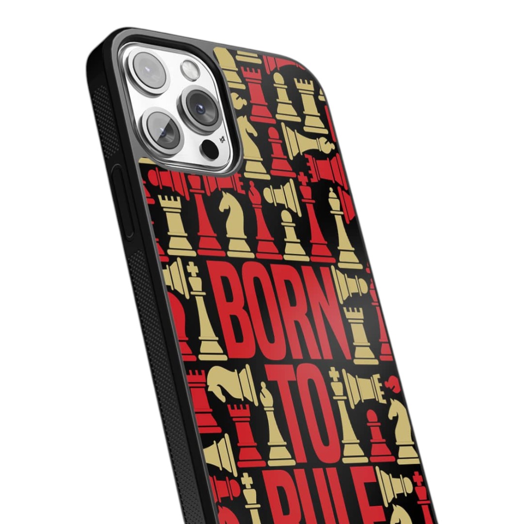 Born To Rule Glass iPhone Case for iPhone 13 Pro | Macmerise