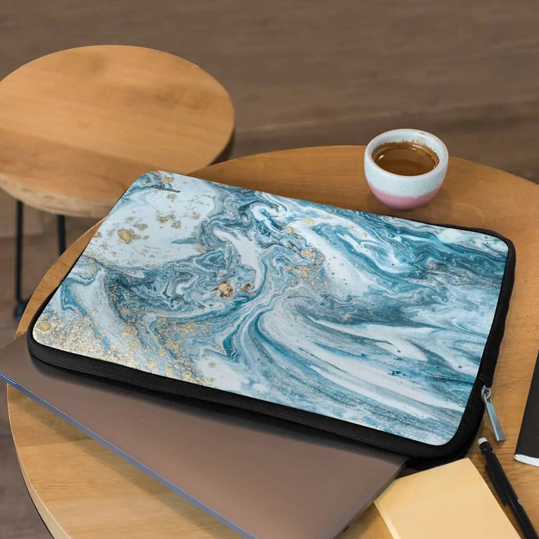 Marble Blue Macubus Laptop Sleeve 15 Inches | Macmerise