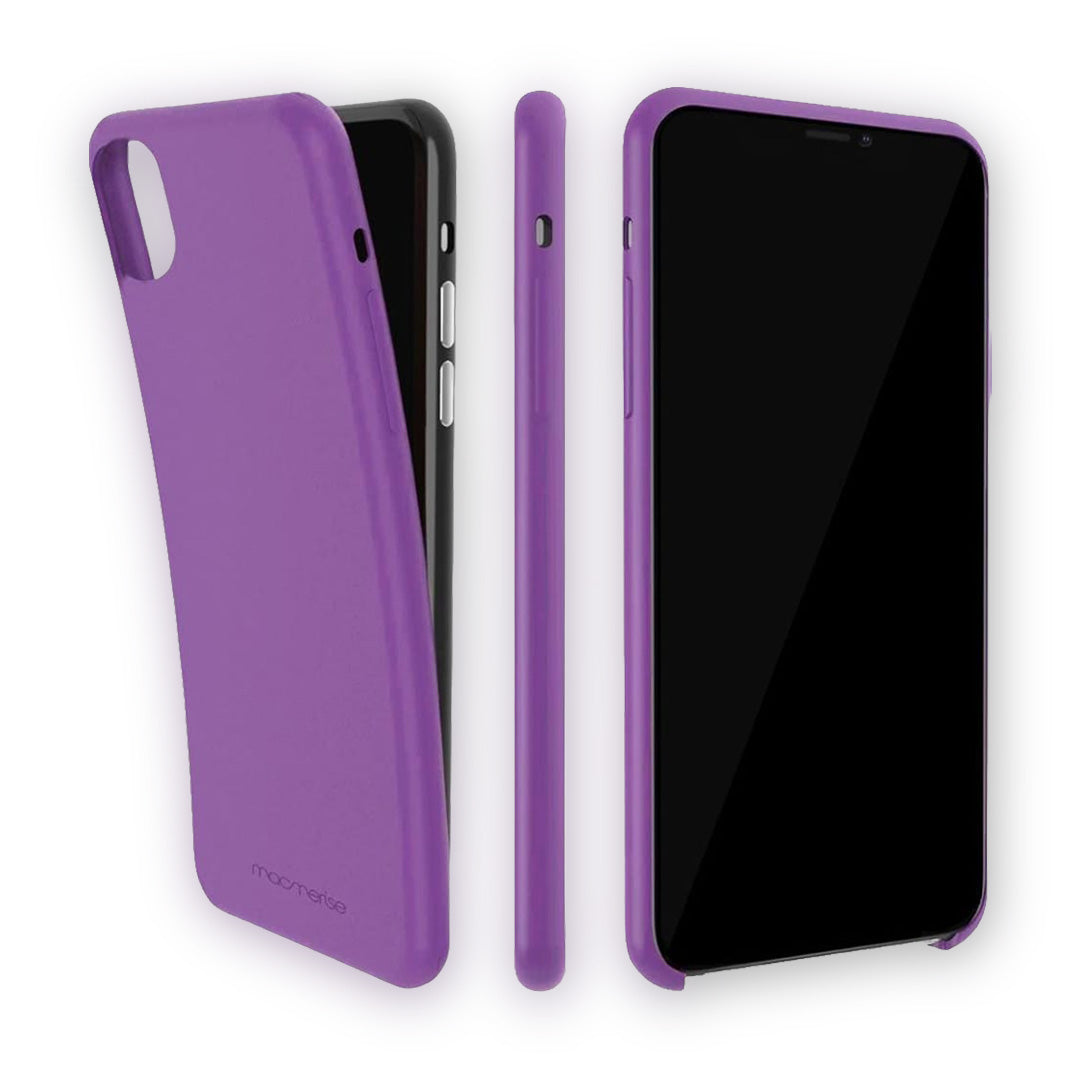 Basics iPhone X Silicone Case Purple | Macmerise