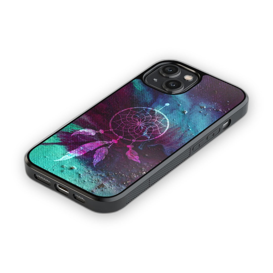 Dream Catcher Galaxy Glass iPhone Case for iPhone 14 | Macmerise